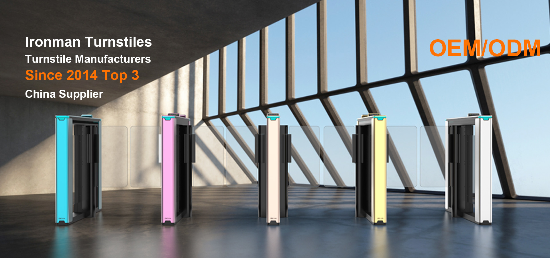 Qualität Drehkreuz mit Klappensperre Fabrik