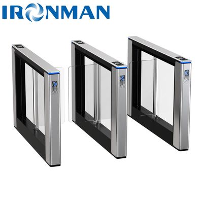 Qualität  Waist High Swing Gate Turnstiles Entrance For Galvanized Steel Sheet Laser Logo For Public Toilets Gyms Fabrik