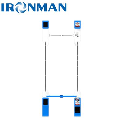 Qualität  SUS201 Stainless Steel AB Interlocking Turnstile - 10MM Tempered Glass Heavy-Duty Access Control Fabrik