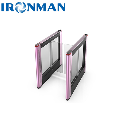 Material aus Aluminiumlegierung Maschinengewebe Smart Swing Barrier Gate Drehscheibe Eingang Drehscheibe Zugangskontrollsystem